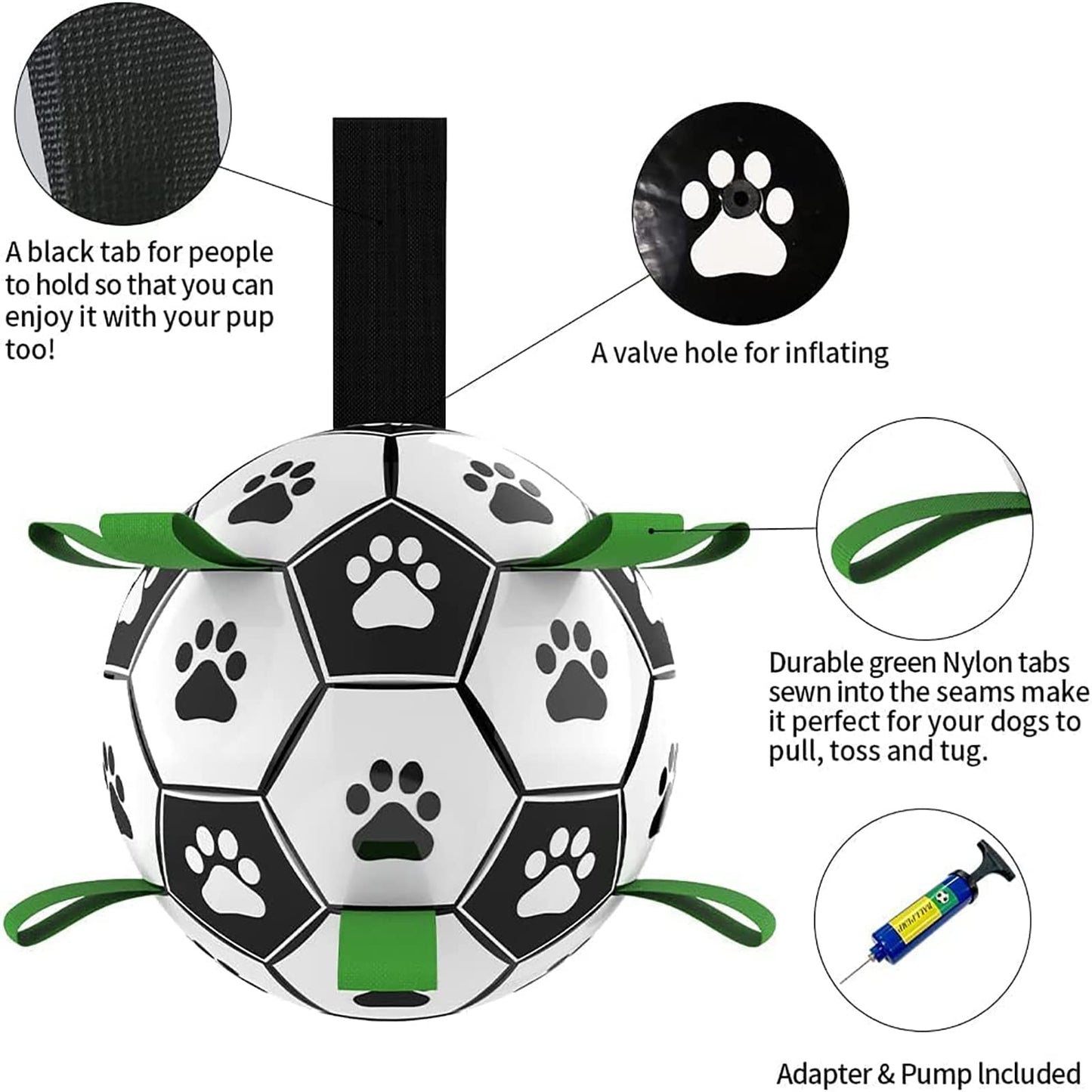 Interactive Inflatable Dog Football For Training