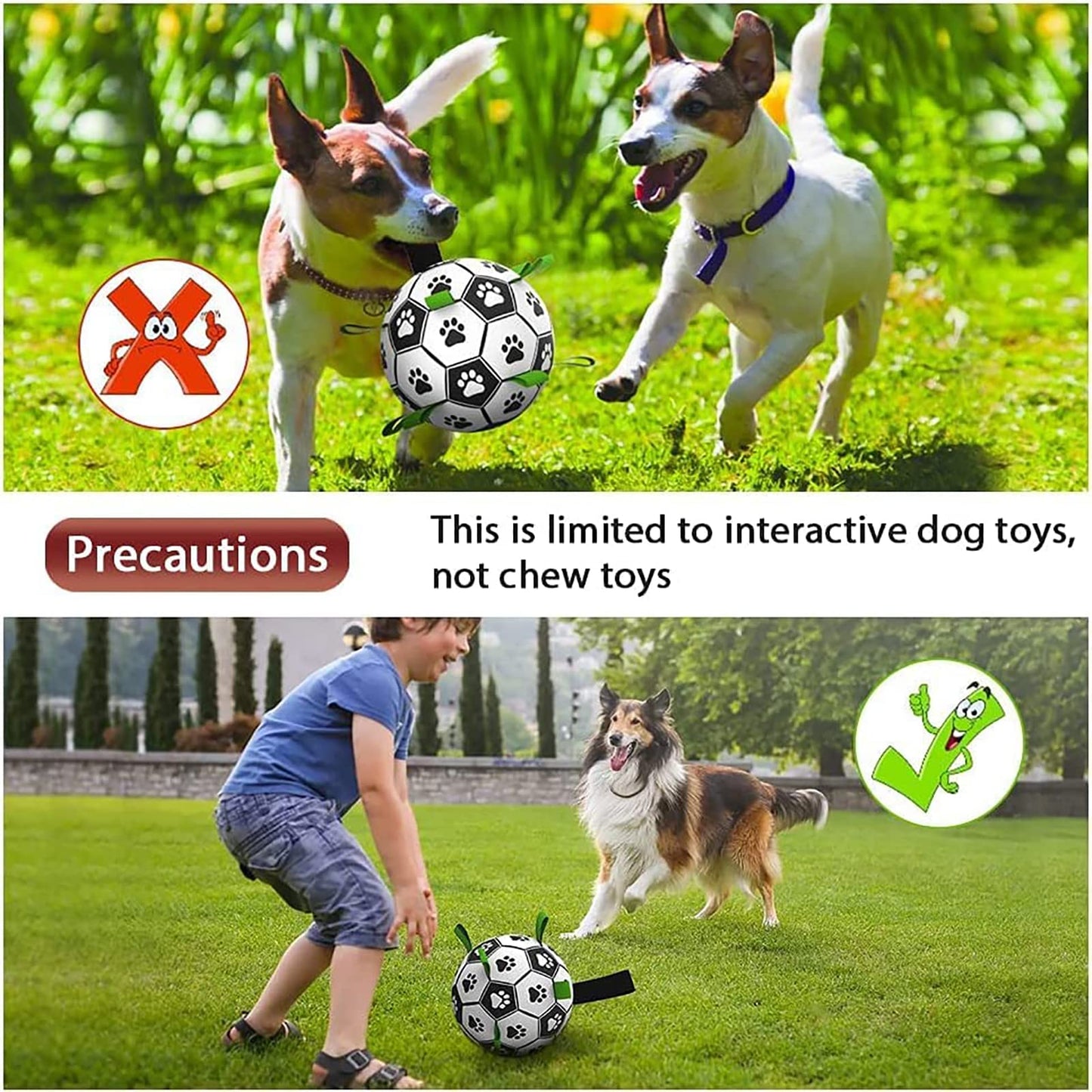 Interactive Inflatable Dog Football For Training